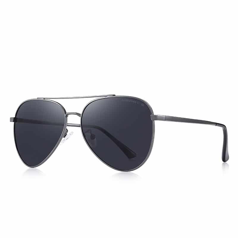 Men's Polarized Classic Pilot Sunglasses