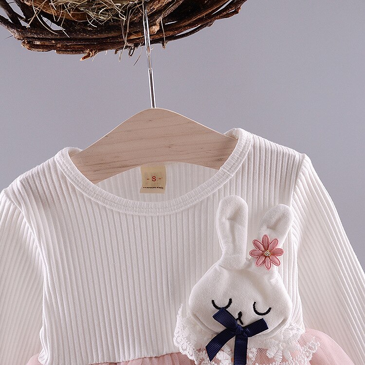 Baby Girl's Cartoon Rabbit Dress