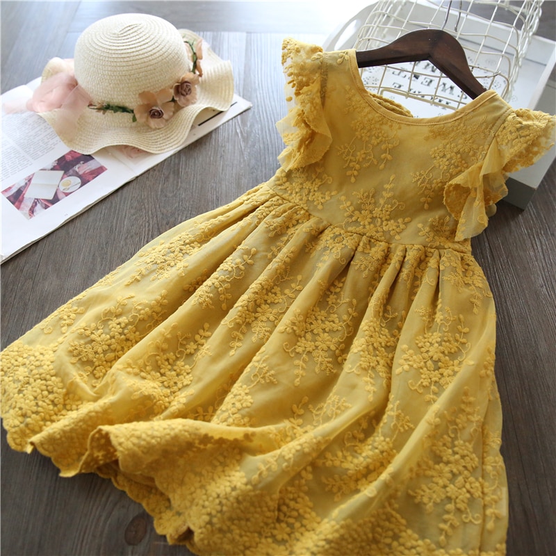 Cute Sleeveless Plain Polyester Dress