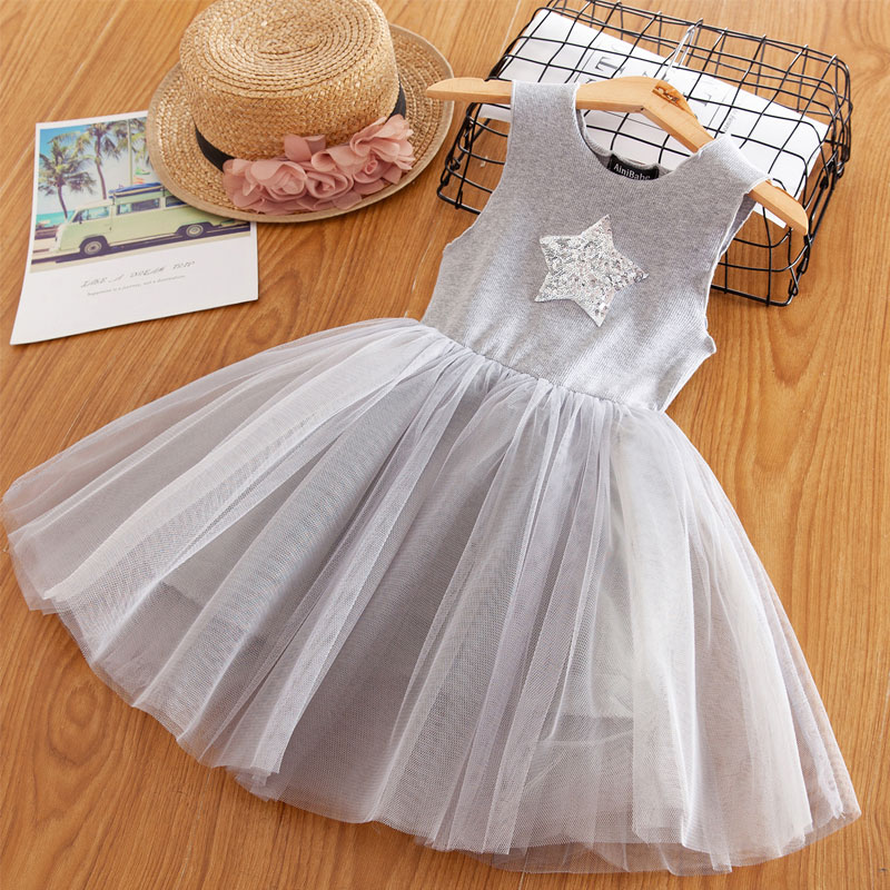 Cute Sleeveless Plain Polyester Dress