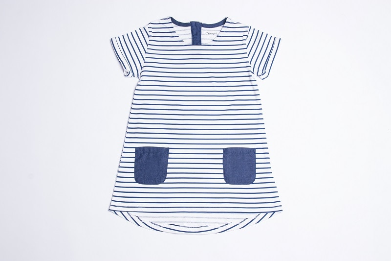 Fashion Summer Striped Cotton Baby Girl’s Dress