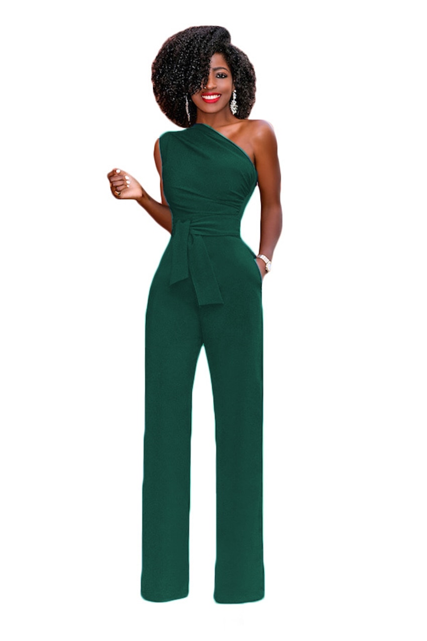 Sexy One Shoulder Romper for Women