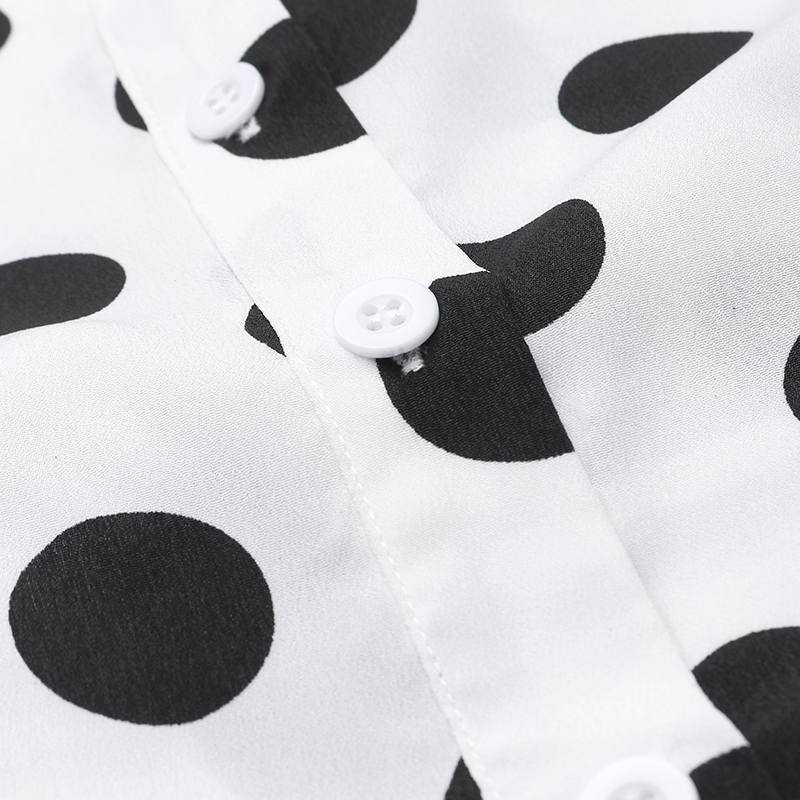 Polka Dot Printed Oversized Romper for Women