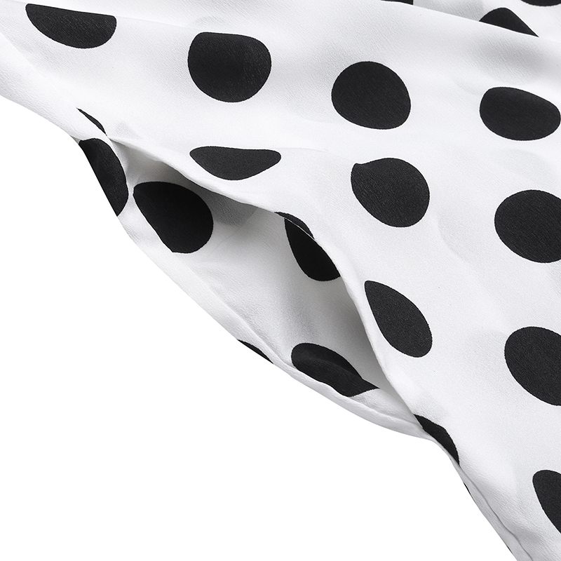Polka Dot Printed Oversized Romper for Women