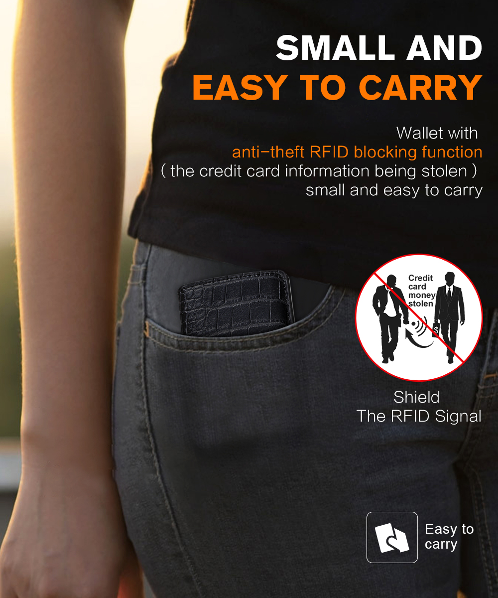RFID Protection Short Wallet