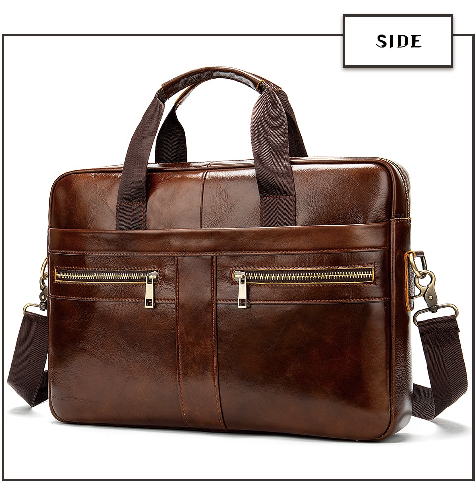 Men's Genuine Leather Briefcase