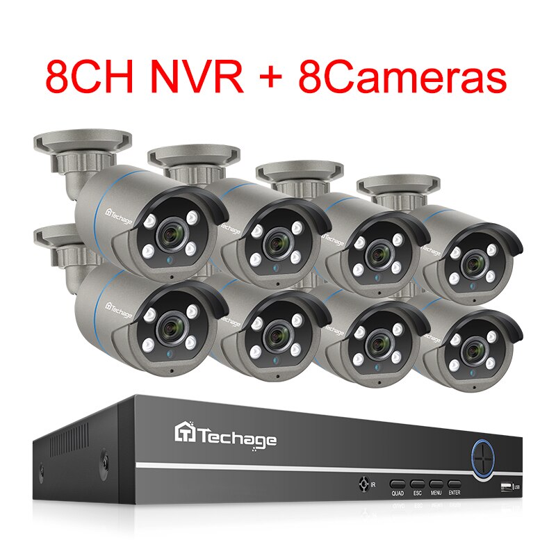 8CH NVR 8 Cameras