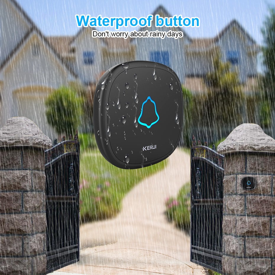 Songs Optional Waterproof Wireless Smart Doorbell