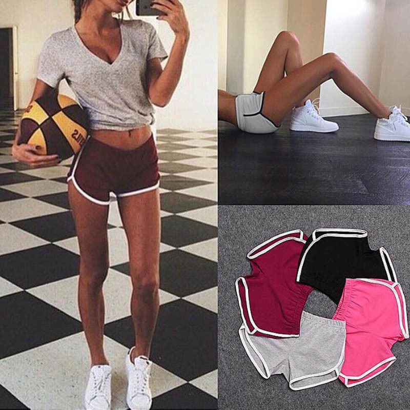 Women's Mid Waist Shorts for Workout