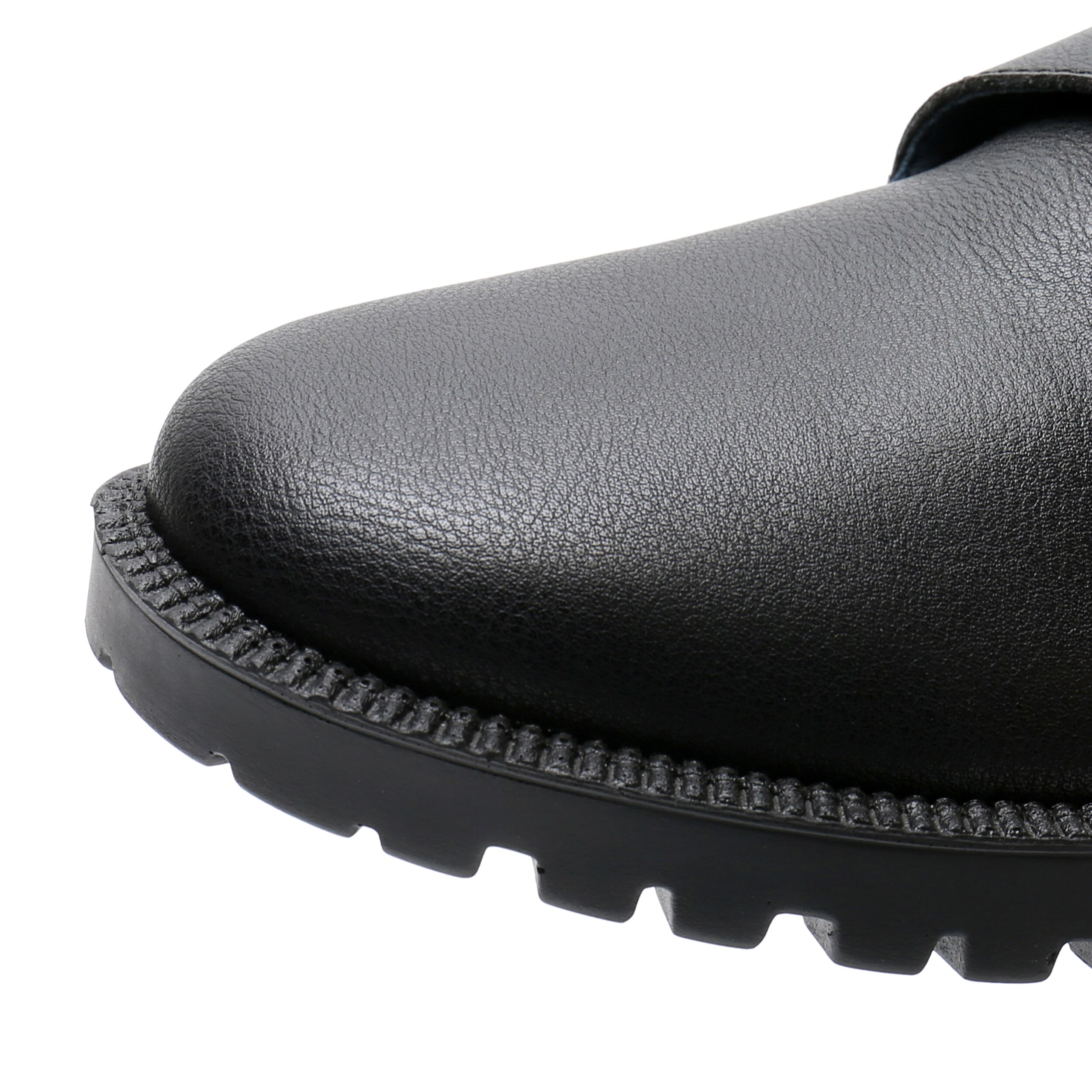 Boys Solid Genuine Leather Shoes