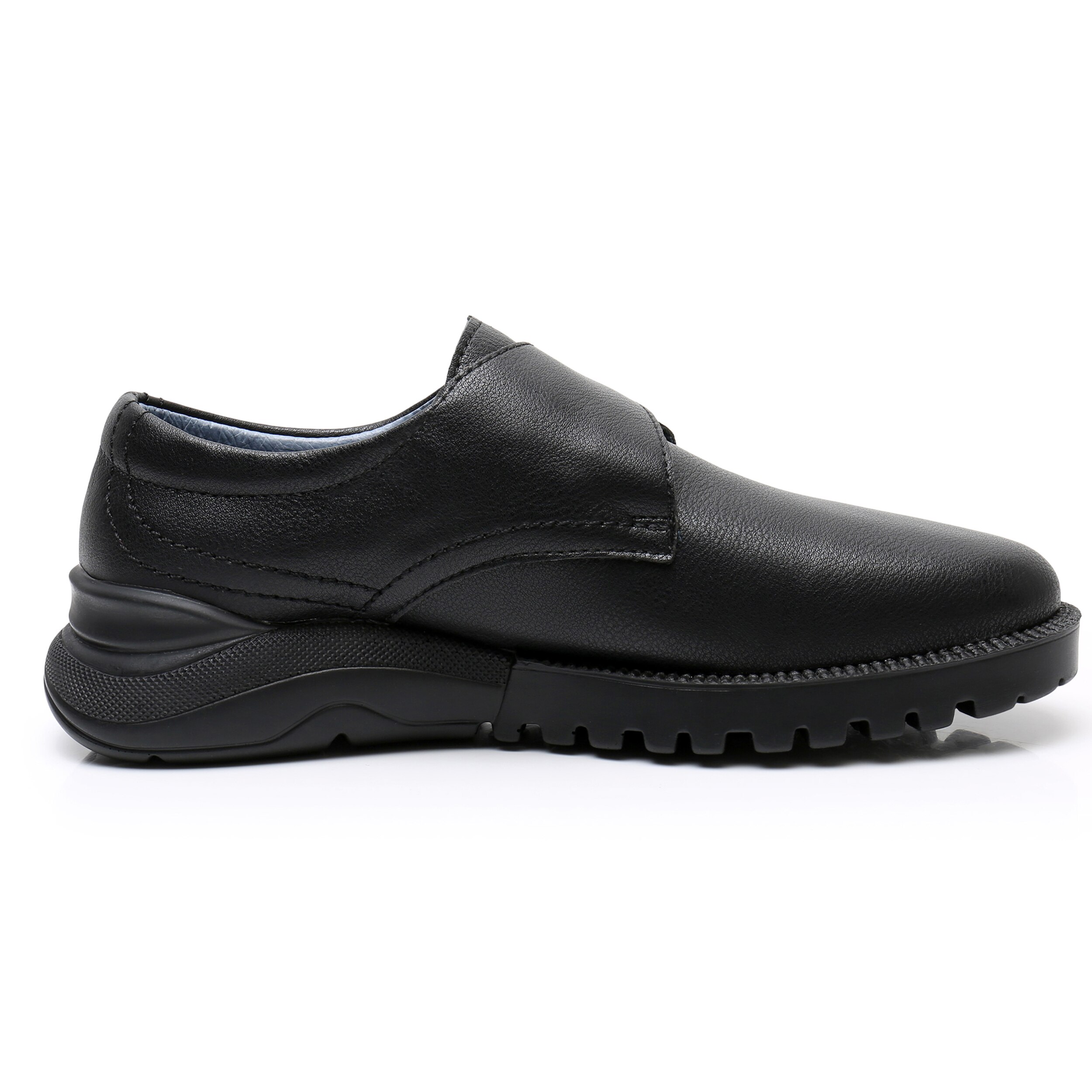 Boys Solid Genuine Leather Shoes