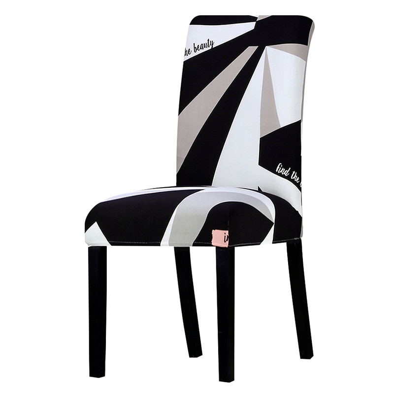 Colorful Patterned Elastic Chair Cover
