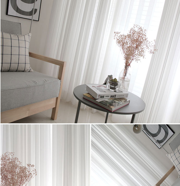 White Curtains for Living Room