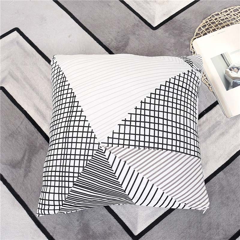 Abstract Printed Pillow Case Set 4 pcs