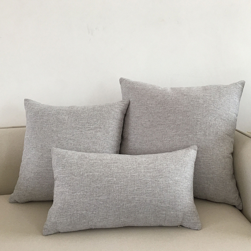 Solid Color Sofa Cushion Cover