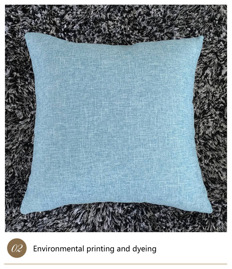 Solid Color Sofa Cushion Cover