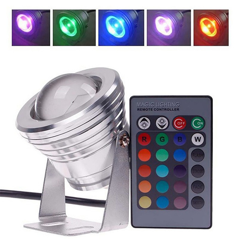Waterproof RGB LED Flood Light with Remote Control
