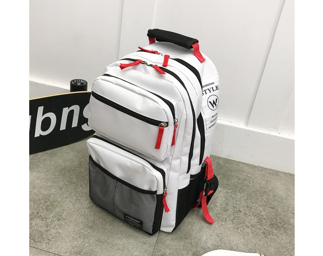 Men's Contrast Design Travel Backpack