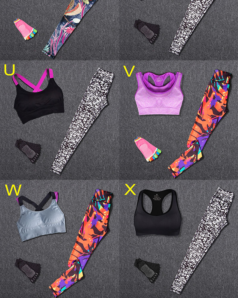 Women's Workout Bra and Leggings Set