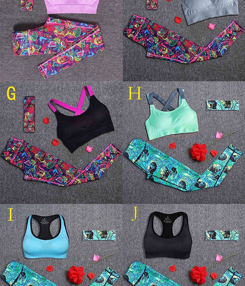 Women's Workout Bra and Leggings Set