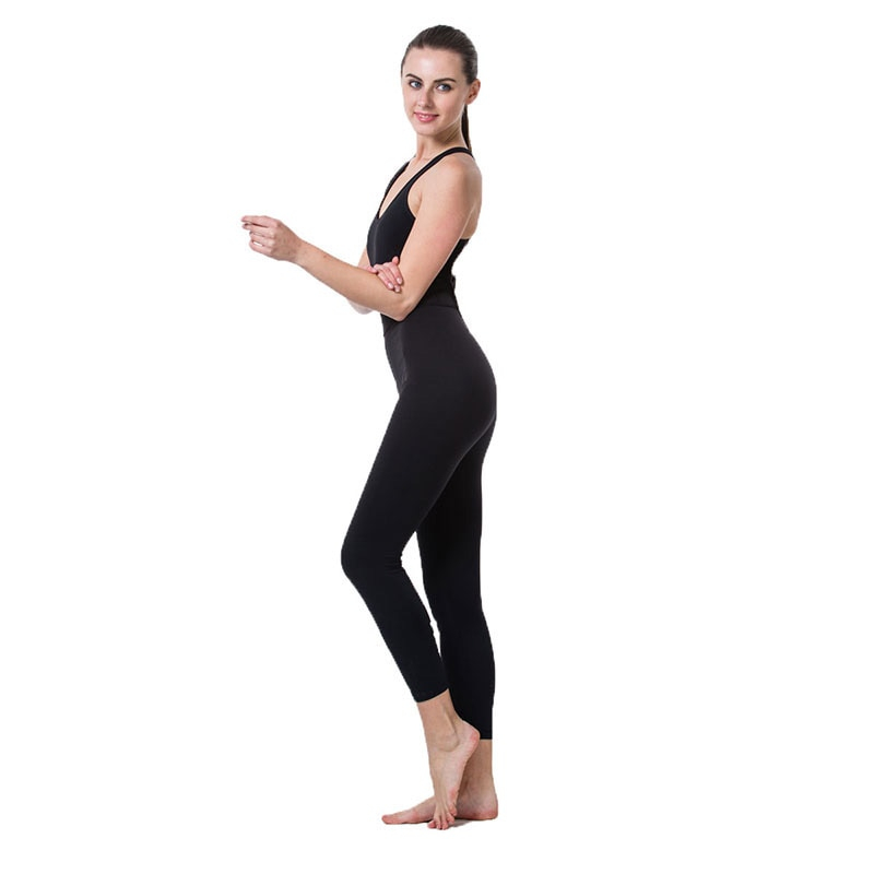 Crossed Back Straps Yoga Women's Bodysuit
