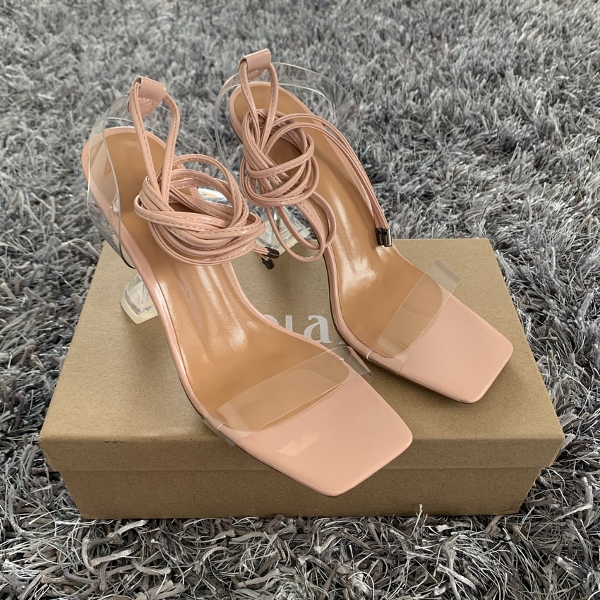 Ankle Cross Strap Sandals