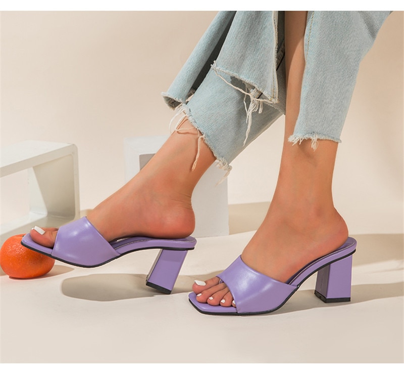 Women's Summer Square Toe Sandals