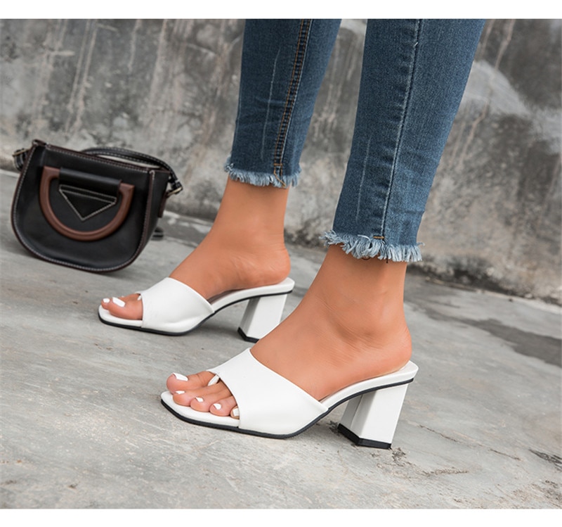 Women's Summer Square Toe Sandals