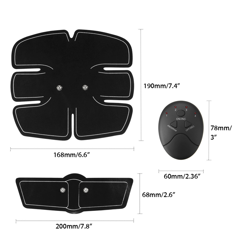 Assorted Wireless Muscle Stimulator with Pads