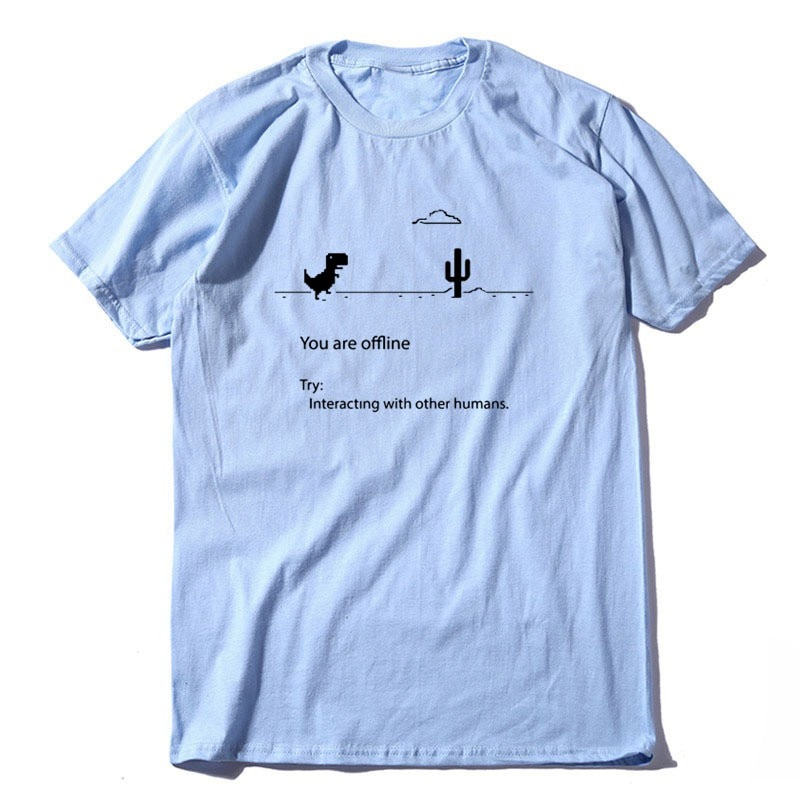 Dinosaur Patterned Summer T-Shirt
