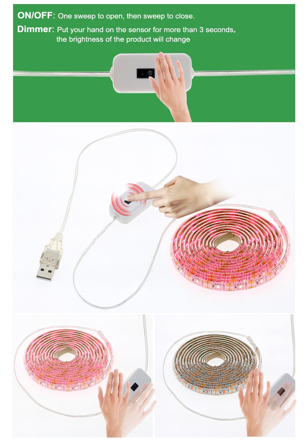 Hydroponics LED Strip Light