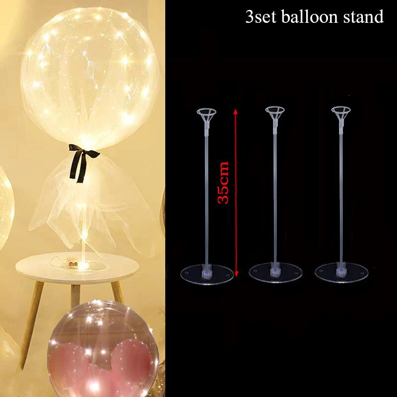 3 x Set balloon stand