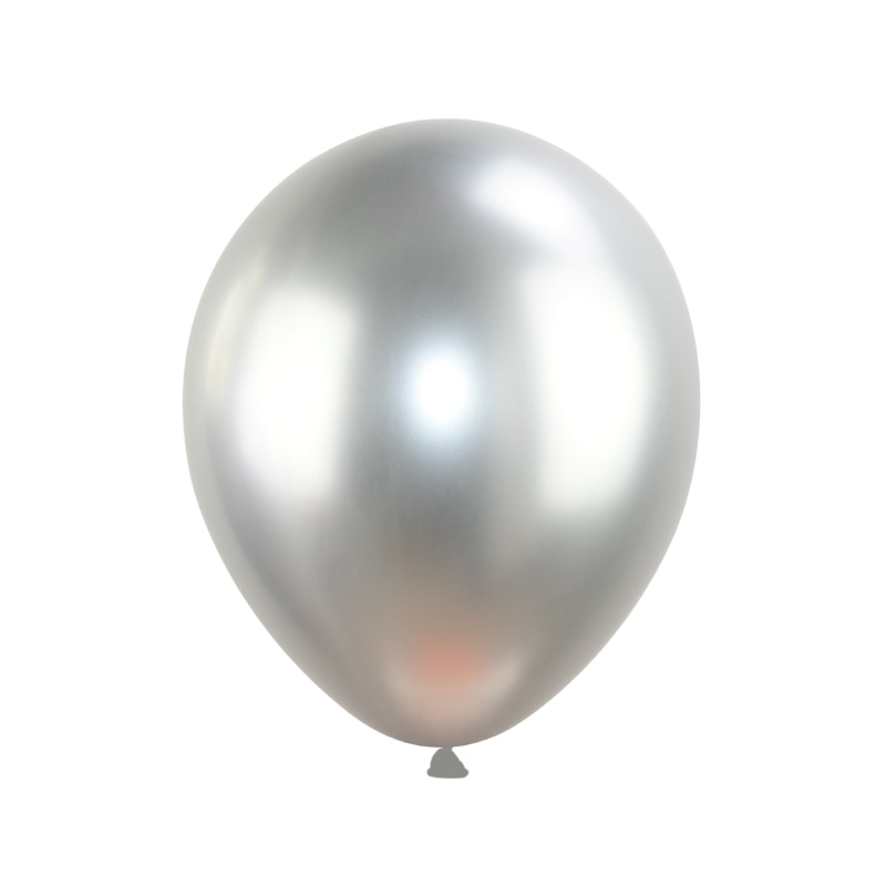 Set of Ten Metallic Latex Balloons