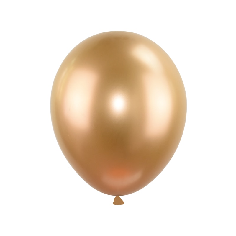 Set of Ten Metallic Latex Balloons