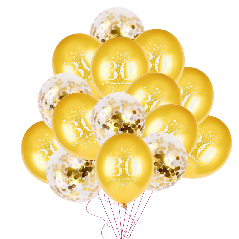 Balloons with Print for Birthday Party