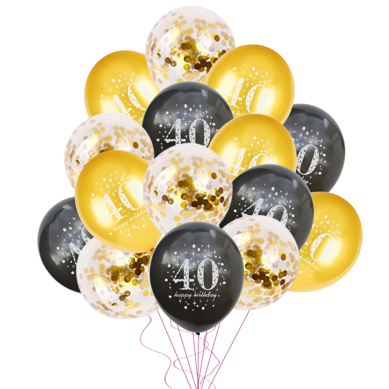 Balloons with Print for Birthday Party