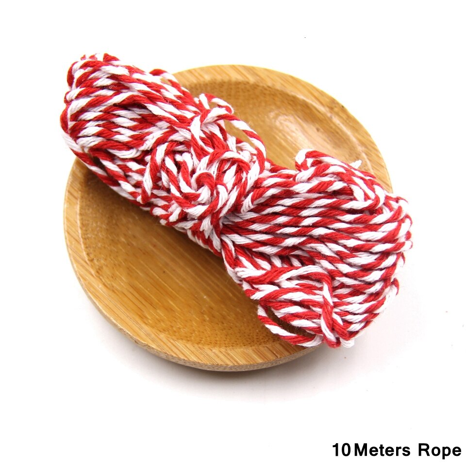 10M Red White Rope