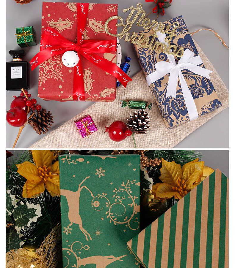 Kraft Paper Christmas Wrapping Paper