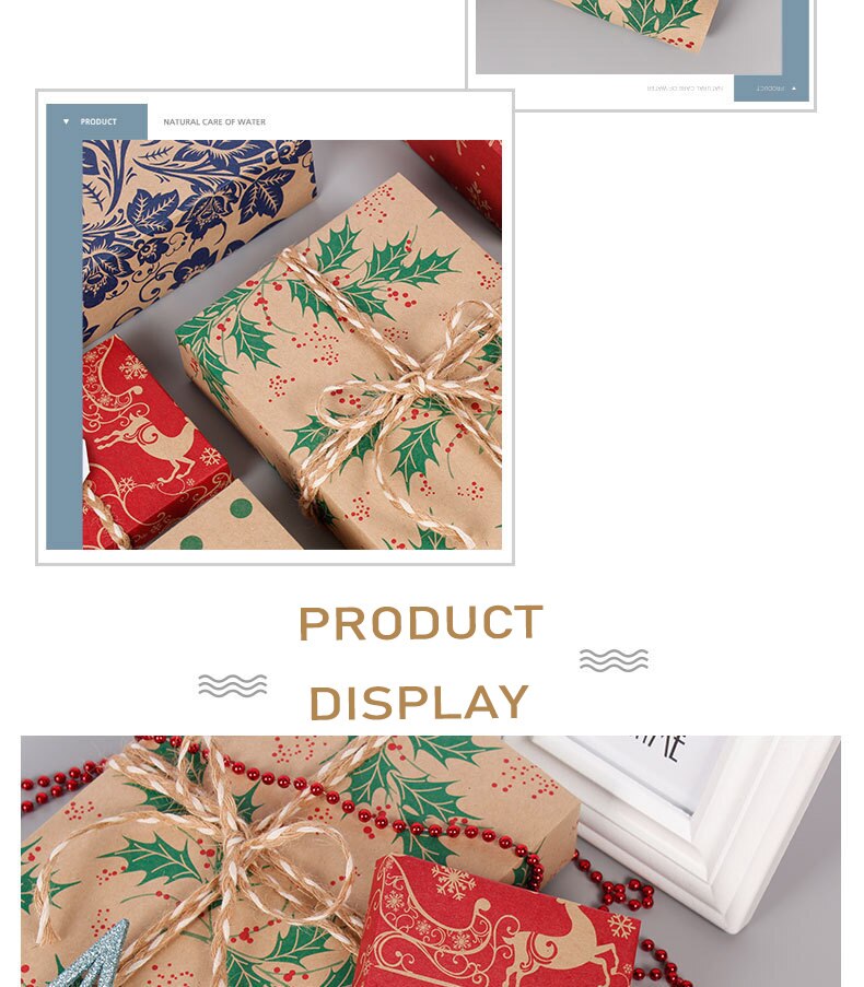 Kraft Paper Christmas Wrapping Paper