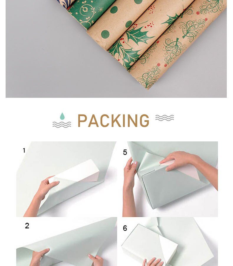 Kraft Paper Christmas Wrapping Paper