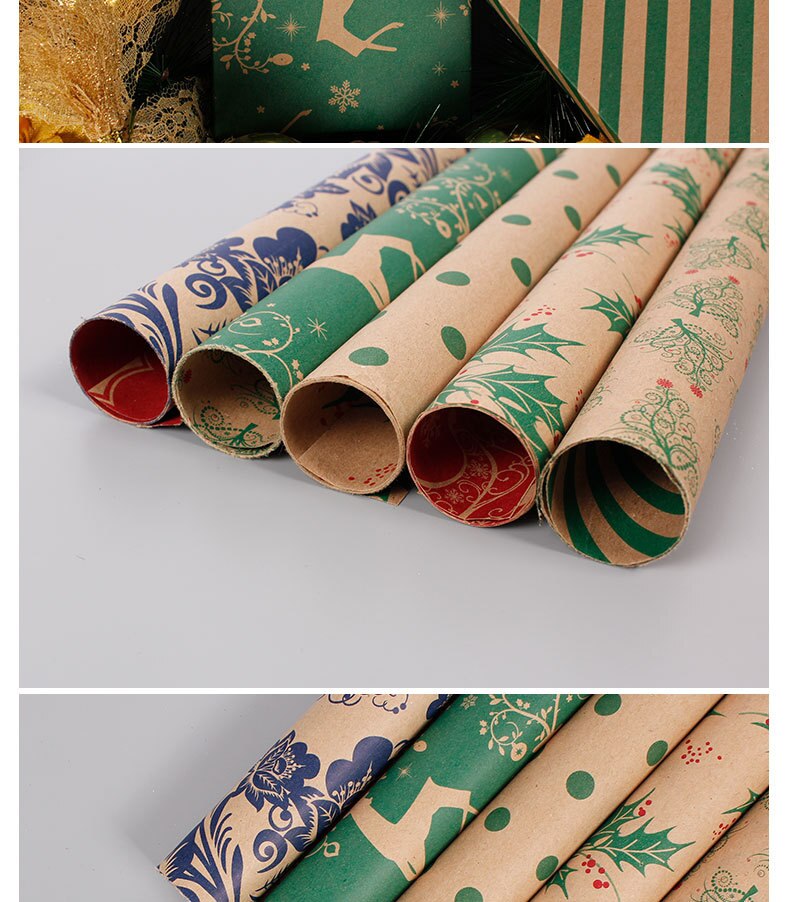 Kraft Paper Christmas Wrapping Paper