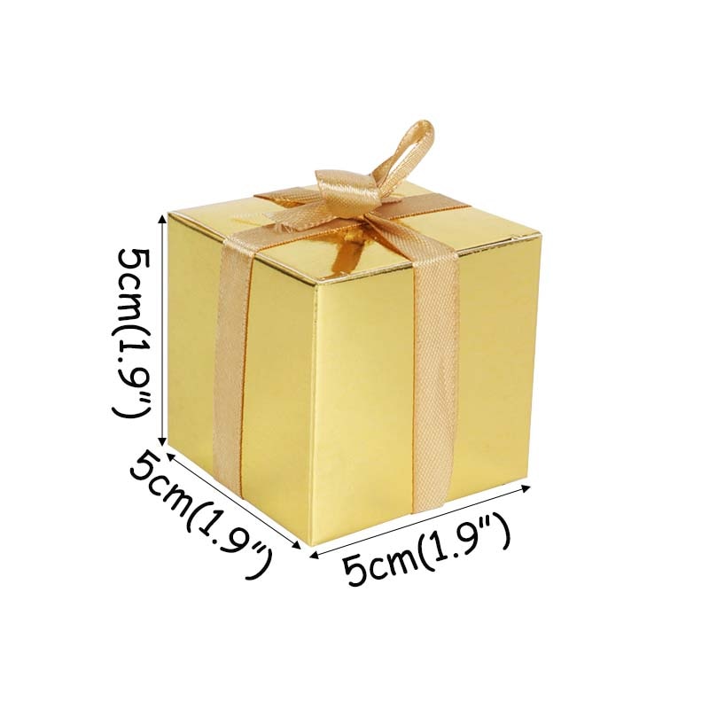 Gift Box with Ribbon 10-50 Pcs Set