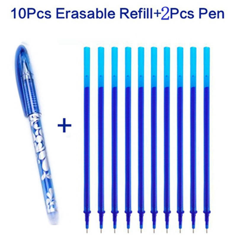 Erasable Blue Ink Pens Set