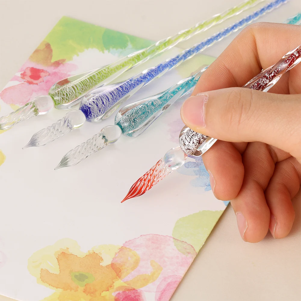 Vintage Glass Calligraphy Pen