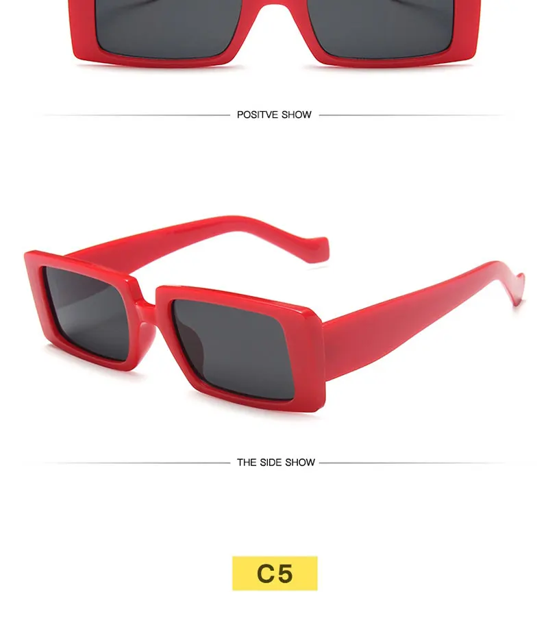 Women's Square Retro Sunglasses