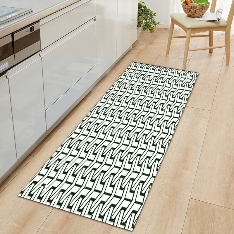 Anti Slip Kitchen Carpet in Print