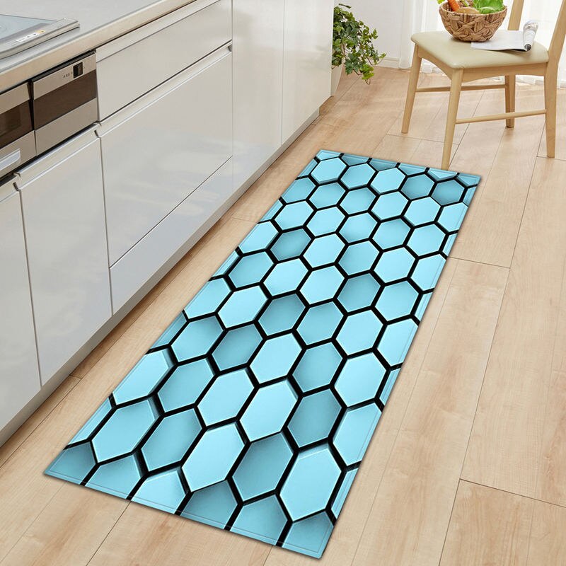 Anti Slip Kitchen Carpet in Print