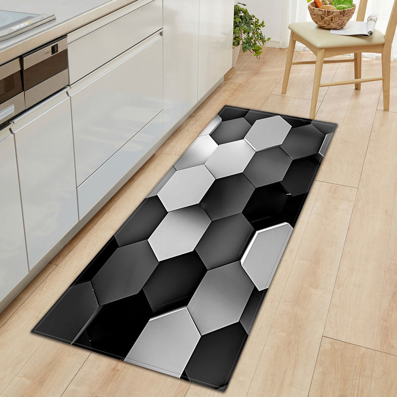 Anti Slip Kitchen Carpet in Print