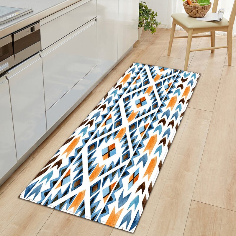 Anti Slip Kitchen Carpet in Print