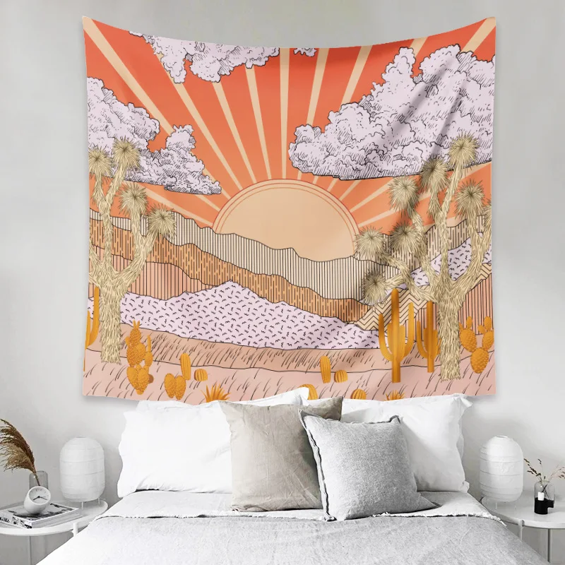Art Wall Carpet with Sun